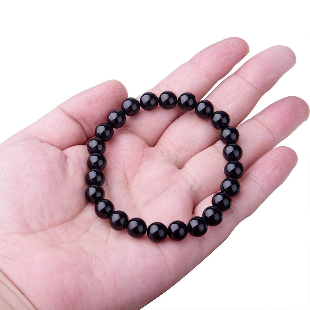 Black Gemstone Bracelet - Protection & Grounding Energy