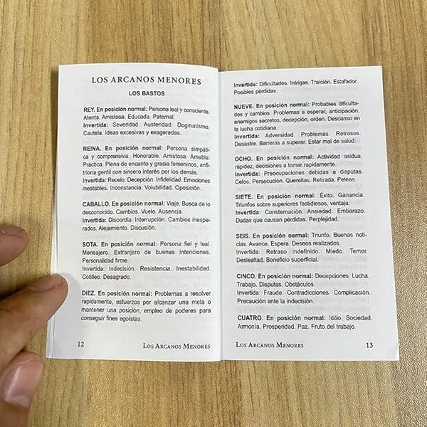 Waterproof PVC tarot cards spread showing Major and Minor Arcana