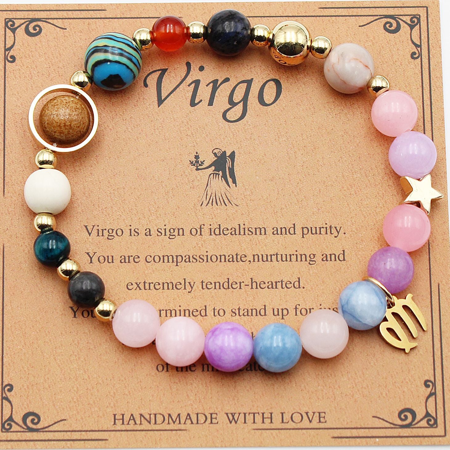 Zodiac Sign Bracelet - 12 Astrology Constellation Gift