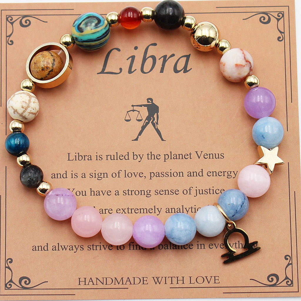 Zodiac Sign Bracelet - 12 Astrology Constellation Gift