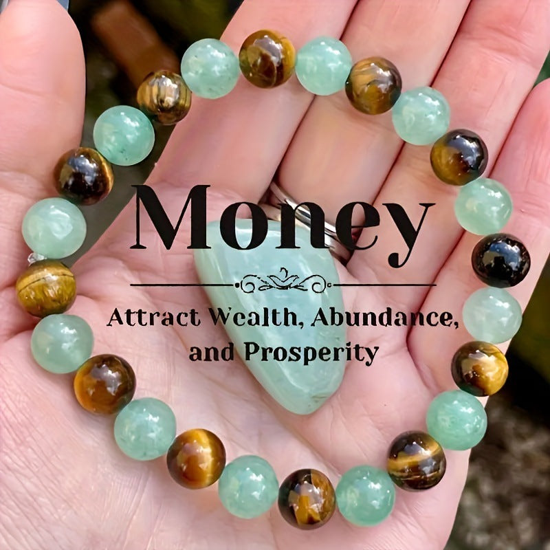 Mixed Gemstone Energy Bracelet - Abundance & Prosperity Blend