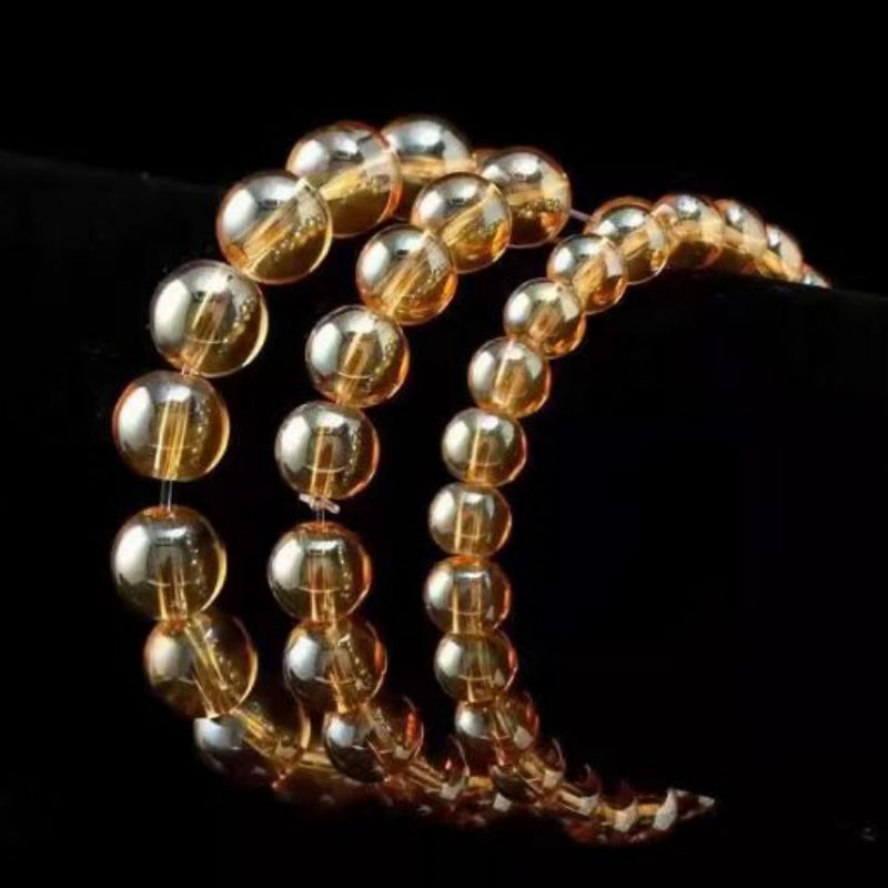 Golden Citrine-Style Crystal Bracelet - Abundance & Prosperity