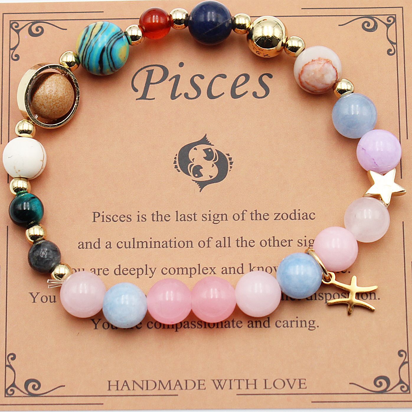 Zodiac Sign Bracelet - 12 Astrology Constellation Gift