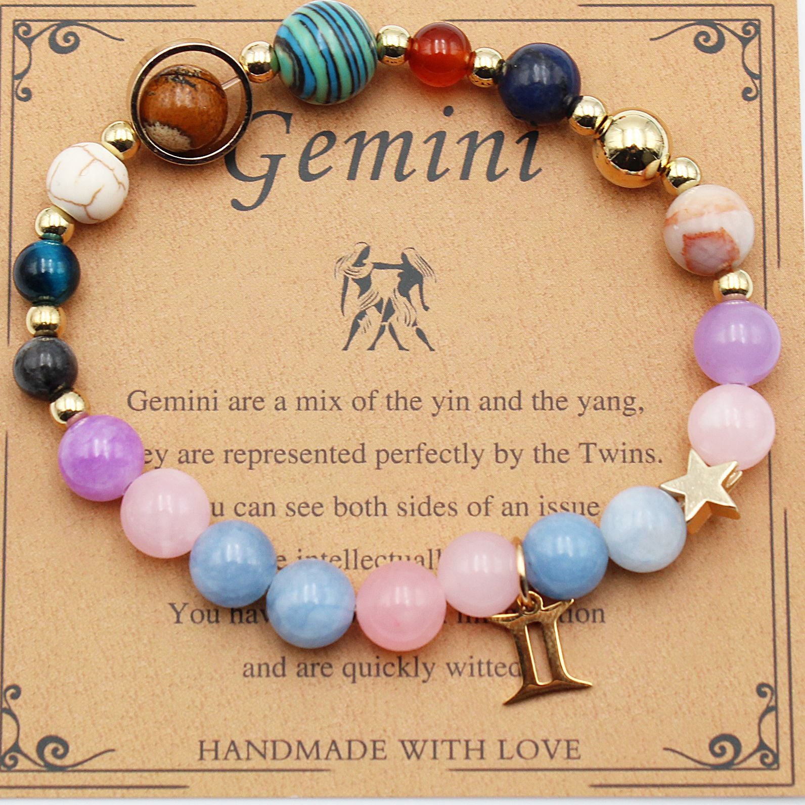 Zodiac Sign Bracelet - 12 Astrology Constellation Gift