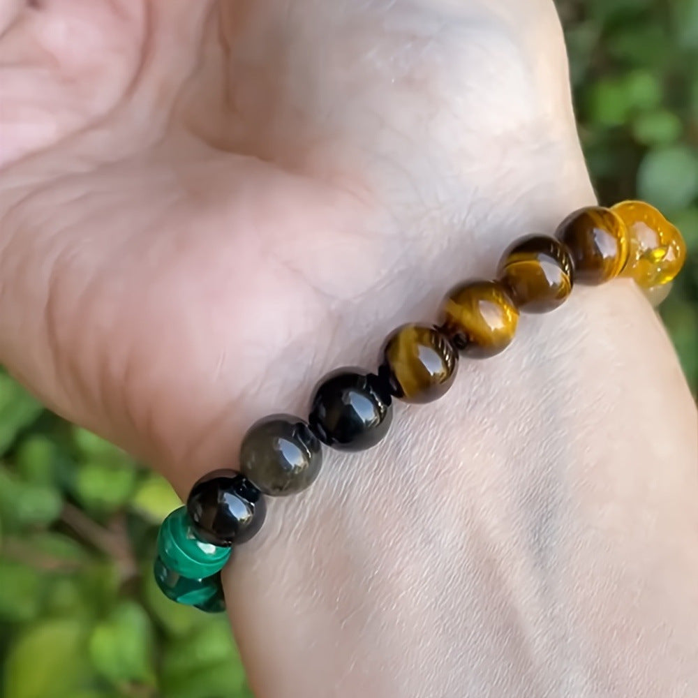 Mixed Gemstone Energy Bracelet - Abundance & Prosperity Blend