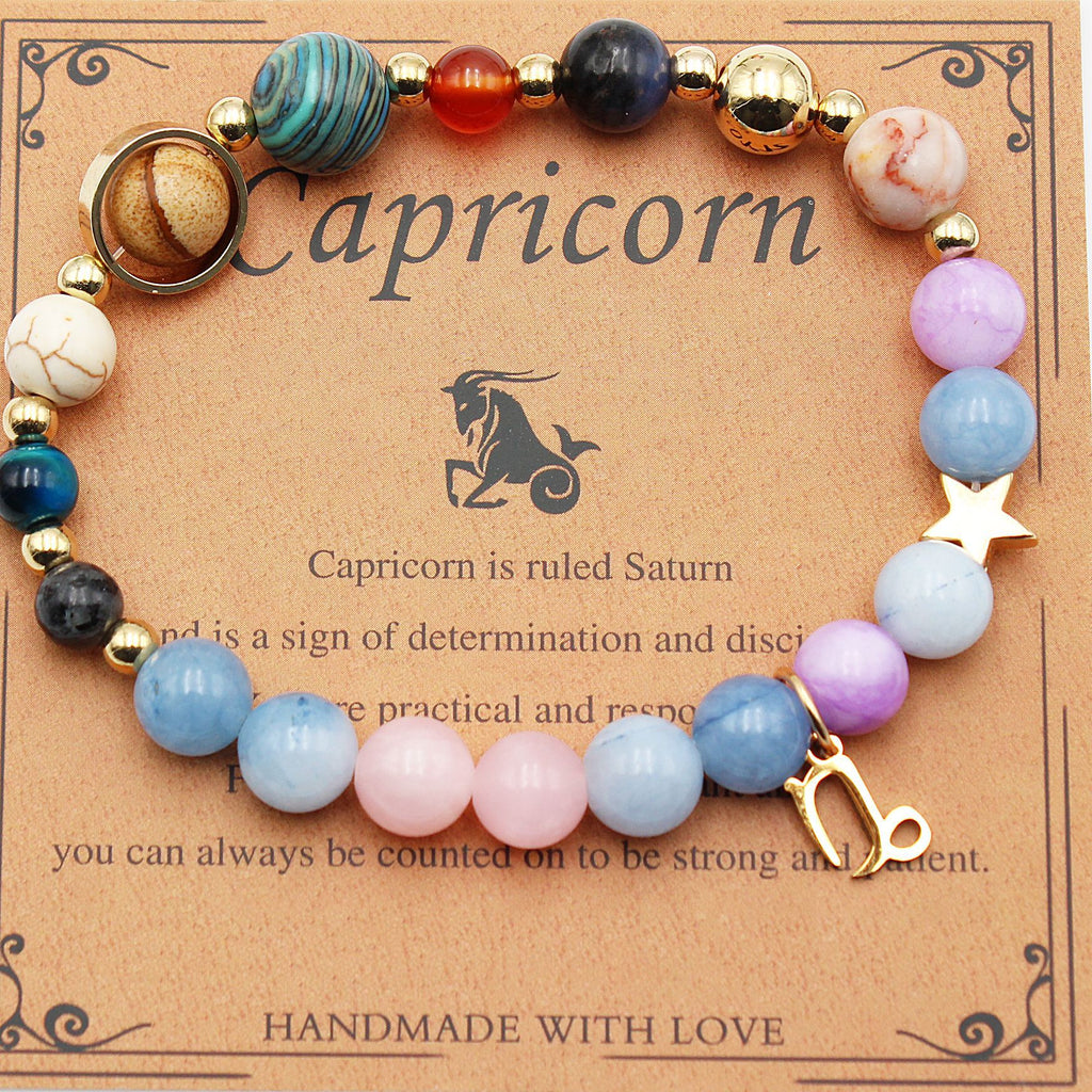 Zodiac Sign Bracelet - 12 Astrology Constellation Gift