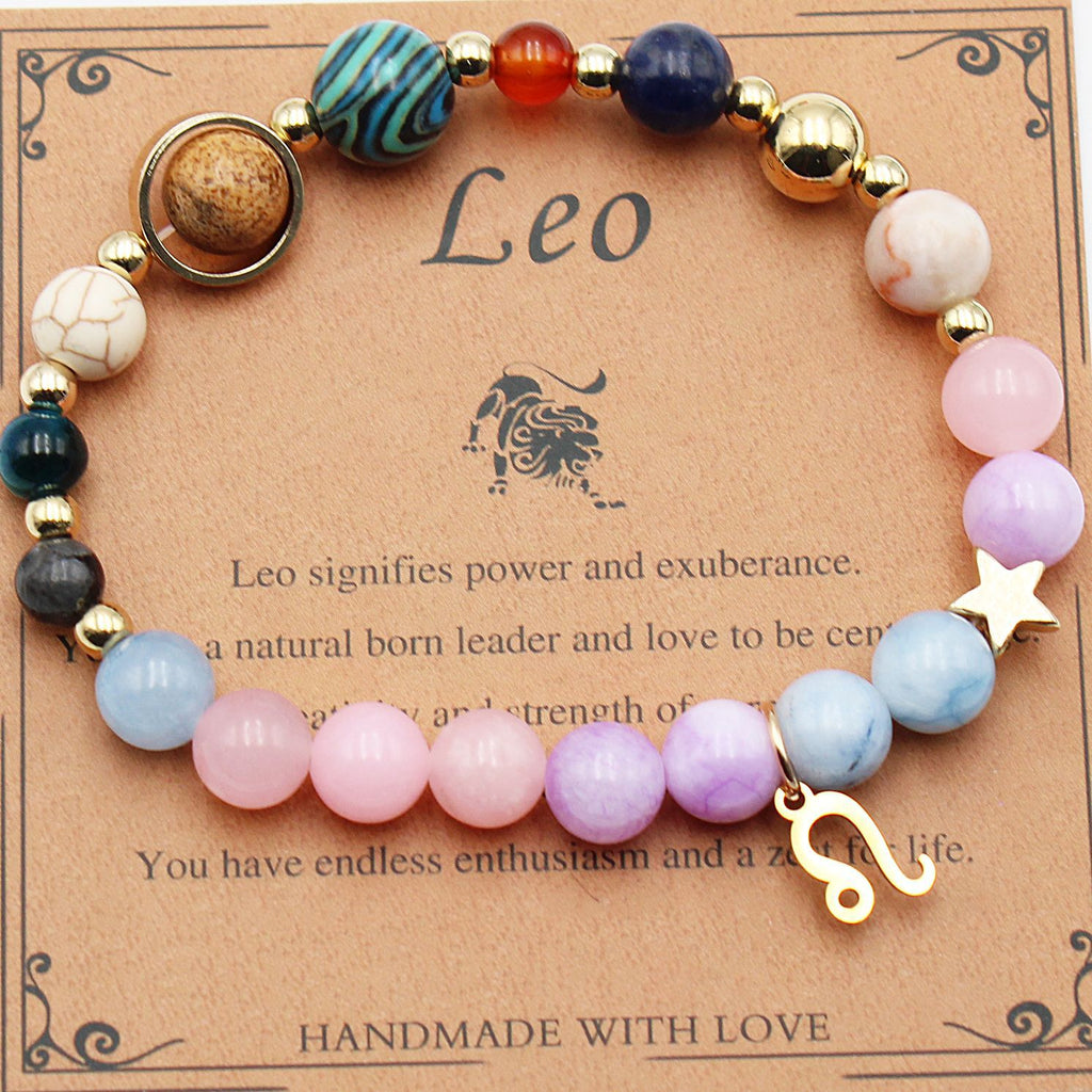 Zodiac Sign Bracelet - 12 Astrology Constellation Gift